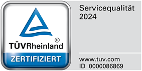 O & M Automobile ist von TÜV Rheinland zertifiziert Bild mit Zertifikat von TÜV-Rheinland